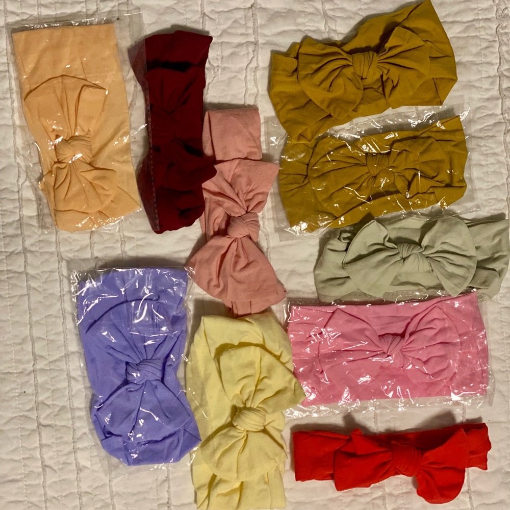 Baby girl headbands bows